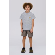 Nebbati Bg Store Erkek Çocuk Çizgili Tshirt