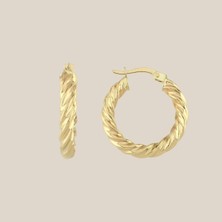 Altıntaş Burgu Altın Halka Küpe