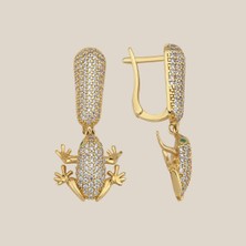 Altıntaş Kurbağa Altın Küpe