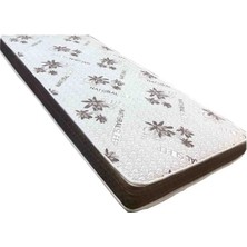 Gri Sünger Yatak Ped Bambu Kumaş 10CM