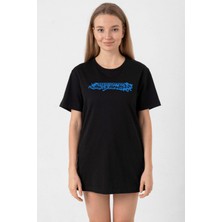 Need For Speed Most Wanted Siyah Kadın Oversize Tshirt