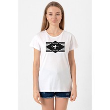 Cowboy Bebop Hammer Head Beyaz Kadın Bisikletyaka Tshirt