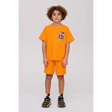 Nebbati Erkek Çocuk Oranj Tshirt