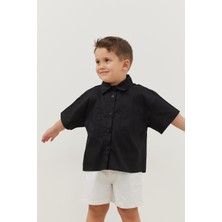 Oversize Gömlek Siyah