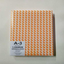 Turuncu Beyaz Gramajlı A3 Kağıt 100GR 250'LI