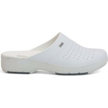 2115-9926 Anatomik Tabanlı Mikrofiber Çok Amaçlı Doktor Hemşire Hastane Aşçı Iş Terliği Sabo Terlik  - NKT02115-BEYAZ-39