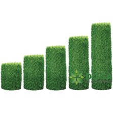 Bauprofis 50 cm x 10M Çim Görünümlü Bahçe Için Fabrikadan Çimenli Tel Dekoratif Çimli Yeşil Çit