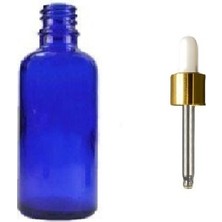 Zylan Ambalaj 10  ml Mavi Cam Da mlalıklı Şişe