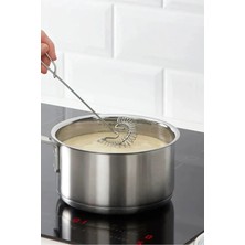 Kitchen Damys Lüks Solingen Paslanmaz Çelik Sos Yumurta Çırpıcısı, Spiral Çırpıcı, Spiralli Omlet Çırpma Teli