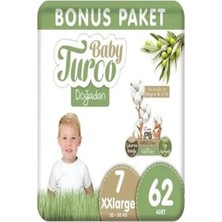 Baby Turco Bonus Çocuk Bezi 7 No Xxl 62 Li