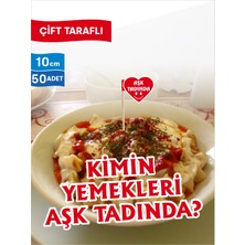 Home Aşk Tadında Yazılı Kırmızı Kalp Şeklinde Pasta,tatlı Süs Kürdanı