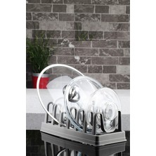 Kitchen Damys Lüks Dolap Içi Tencere Kapak Düzenleyici Gondol 6 Bölmeli 1 Adet