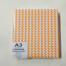 Turuncu Beyaz Gramajlı  A3 Kağıt 120GR 250'LI