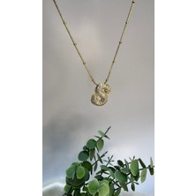 Keyper S Zirkon Taşlı Harfli Kolye