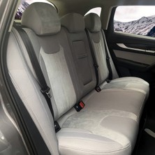 K-Design Togg T10X Araca Özel Oto Koltuk Kılıfı - Taytüyü ve Raşel Kumaş