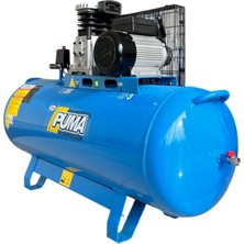 Puma 200 Lt Alüminyum Kafa Pistonlu Kompresör 3 Hp, 8 Bar, 2 PİSTON,220 V Monofaze