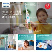 Philips Sonicare For Kids Şarjlı Diş Fırçası Çocuklar Için Sticker Hediyeli  / Hassas Sonic Fırça - HX3601/01