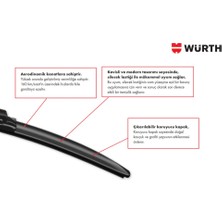 Würth Peugeot 3008 Muz Silecek Takımı Dört Mevsim (2017-2024) 2'li Tek Ebat