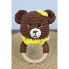 Aley Life Aleylife Amigurumi Tombik Yanak Ayıcık Çıngırak Diş Kaşıyıcı