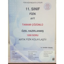 Fizik Soru Bankası AYT 11.sınıf Tamamı Çözümlü 1200 Soru