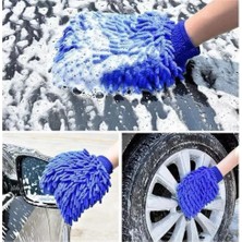 Ang Temizlik Mikrofiber Oto Yıkama  ve  Temizlik Eldiveni Makarna Desenli