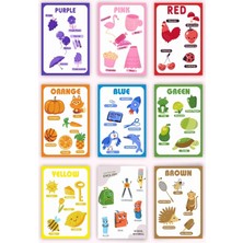 Çocuklara Özel Ingilizce Alfabe Ilk Kelimeler Eğitici Kart 7X10 cm Karton 26 Adet Eğitici Kartlar