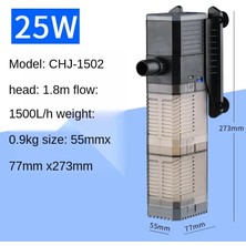 Longbangdian Shop 25W Tarzı Abd Fişi Akvaryum Filtre Pompası Süper 4 1 Balık Tankı Dalgıç Hava Oksijen Dahili Pompa Süs Balıkları Su Pompası (Yurt Dışından)