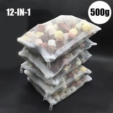 Longbangdian Shop Biyokimyasal Toplar Stili 500G 12-In-1 Balık Tankı Filtre Malzemesi Seramik Aktif Karbon Biyokimyasal Top Orta Akvaryum Aksesuarları Net Çanta ile Hediye 500G (Yurt Dışından)