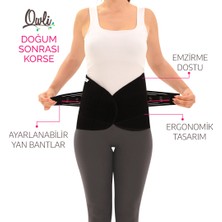 Owli Doğum Sonrası Korse Siyah M/L
