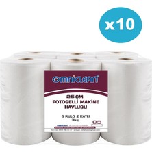 Omniclean 10 Koli 25 cm Enmotion Fotoselli Kağıt Havlu 60 Rulo