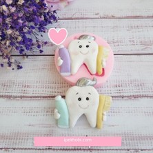 Ipek Hobi Fırçalı ve Macunlu Sevimli Diş