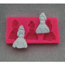 Ipek Hobi 3'lü Prenses Sabun Kalıbı ve Kokulu Taş Kalıbı