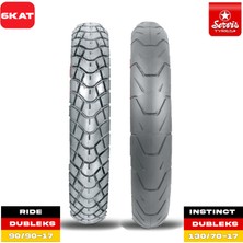 Servis Tyres Mondial Drift L Lastik Takım 90/90-17 - 130/70-17