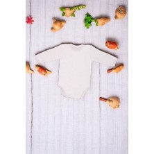 %100 Pamuk Teyzem Bi Tane Baskılı Zıbın & Body