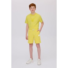 Nebbati Bg Store Erkek Çocuk Sarı Şort