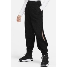 Nike Sportswear Collection Sherpa Loose Fit High Rise Jogger Kadın Yüksek Belli Eşofman Altı Siyah