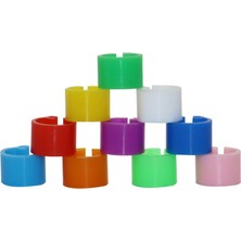 Huoxun Shop A Beyaz Stil Kuş Ayak Halka Eğitim Malzemeleri 6mm Iç Çaplı Beşik Tanımlama Halkası Açılışsız Numarasız Geons Halkalar (Yurt Dışından)