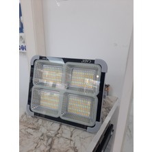 Cata CT-4698 Güneş Enerjili Solar 200W Watt LED Projektör Taşınabilir Sarı Beyaz ve Çakar Işık Lamba