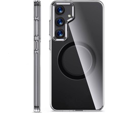 Apsuwa Samsung Galaxy S25 Plus Kılıf Wlons Magsefe Özellikli Şeffaf + Ekran Koruyucu