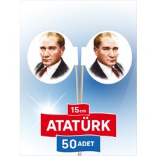 Home Atatürk Portresi Baskılı Bayrak Kürdan