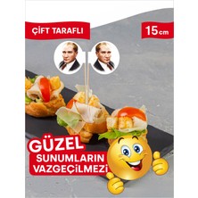 Home Atatürk Portresi Baskılı Bayrak Kürdan