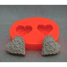 Ipek Hobi 2 Li Kalp Sabun Kalıbı ve Kokulu Taş Kalıbı