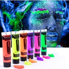 Glow Stick Boya Fosforlu Krem Boya 12 Adet