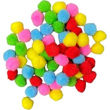 Ergotype 20 mm Aktivite Ponpon  Karışık Renk