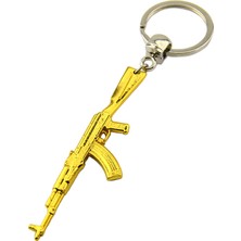 Tüfek Anahtarlık Kls-47 - Gold Görünümlü