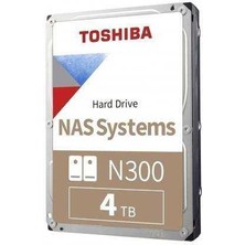 4TB TOSHIBA N300 7200RPM SATA3 NAS 256MB HDWG440UZSVA