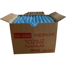 100 Adet Mavi Renk Tebeşir Öz-Gün Tebeşir