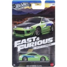Brian O'conner Seti 1/5 - Hot Wheels 1995 Mitsubishi Eclipse (1/64) Fast & Furious