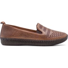 Voyager 7232 Kadın Deri Günlük Ayakkabı Taba