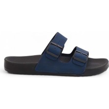 2116-BHM10 Tam Anatomik Unisex Tokalı Günlük Terlik - NKT02116-LACIVERT-41